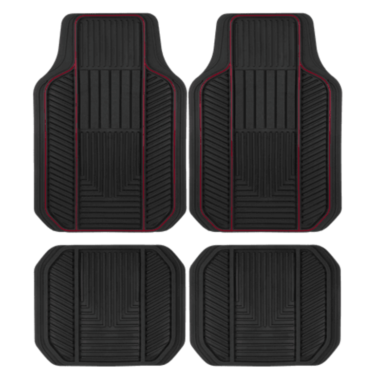 AUTO DRIVE RUBBER MATS 4PC