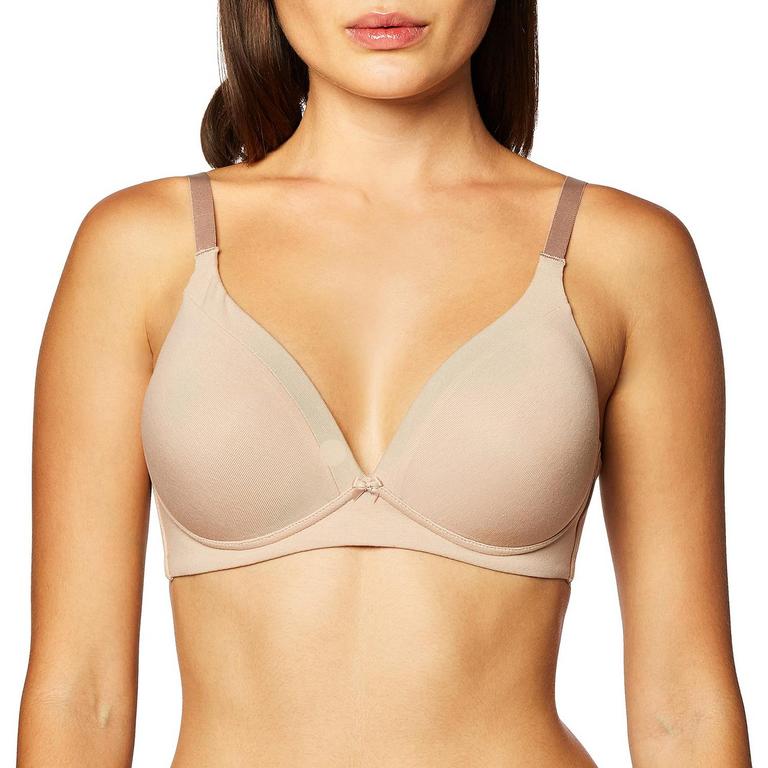 WARNER 34A BRA ALMOND
