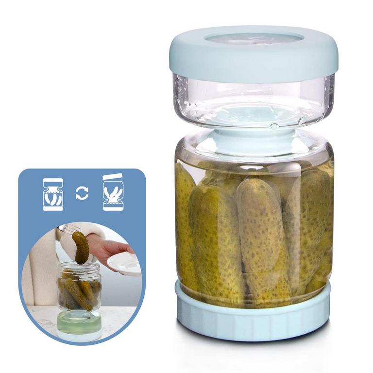 WHITERHINO GLASS PICKLE JAR