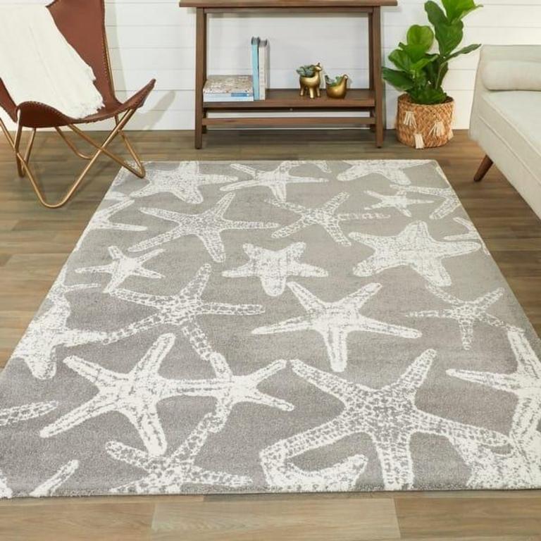 LEYTON 5'3"X7' STARFISH RUG