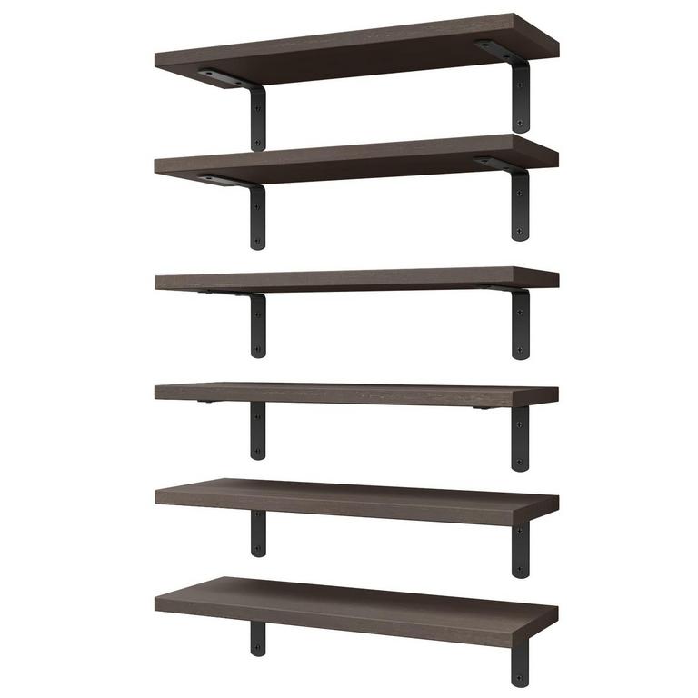 WOPITUES RUSTIC WALL SHELVES
