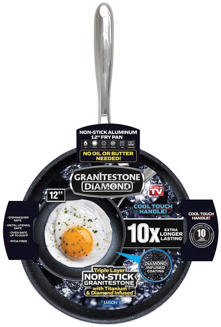 GRANITESTONE NONSTICK FRY PAN