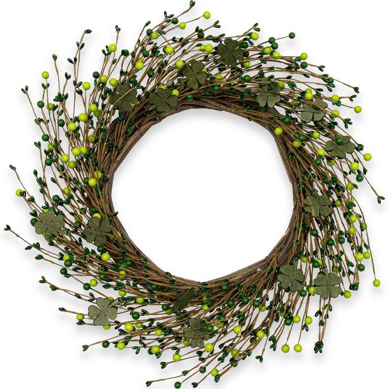 20IN GREEN SHAMROCK WREATH