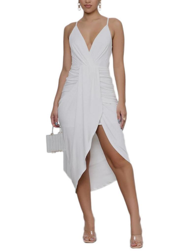 LYANER V NECK DRESS S