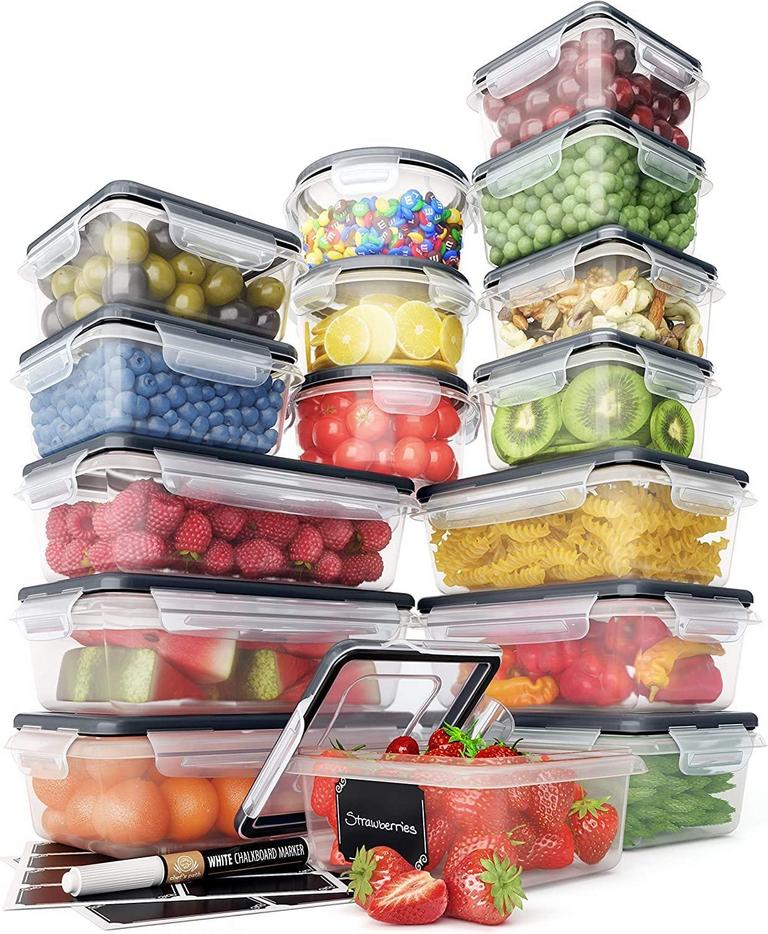 32PC FOOD STORAGE CONTAINERS