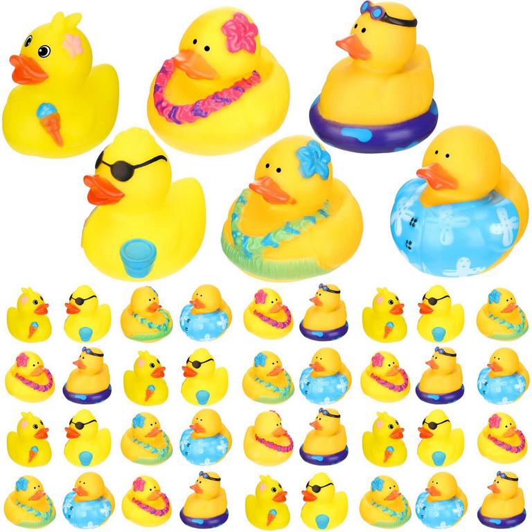 36 PCS BEACH RUBBER DUCKS