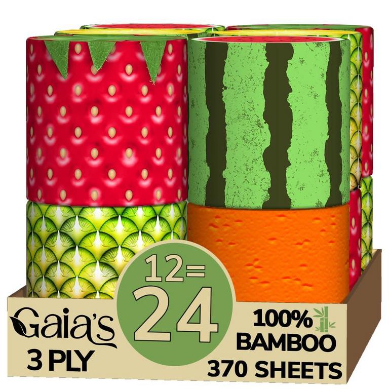 GAIAS BAMBOO TOILET PAPER