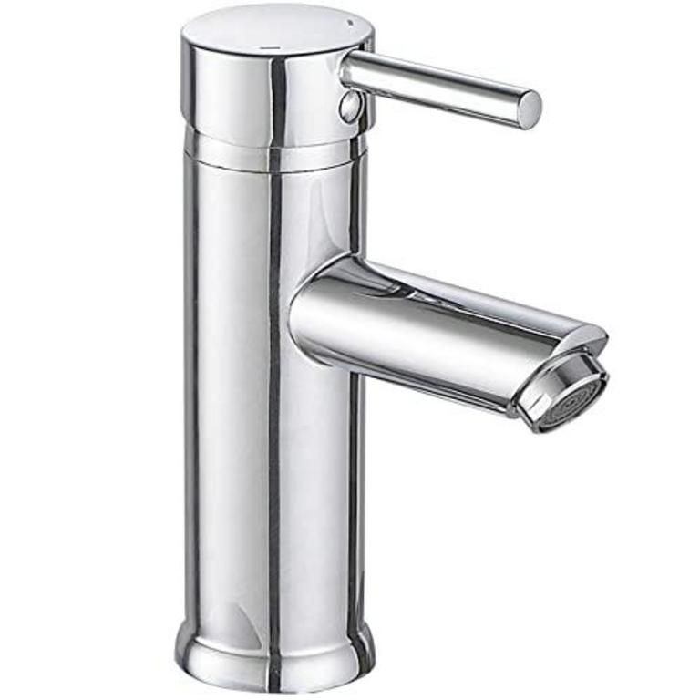 CHROME BATHROOM FAUCET