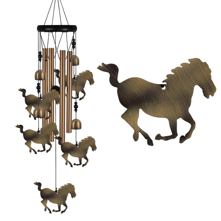 HORSE WIND CHIMES 4 BELLS