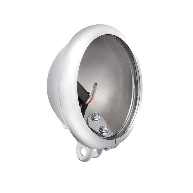 CHROME MOTORCYCLE HEADLIGHT