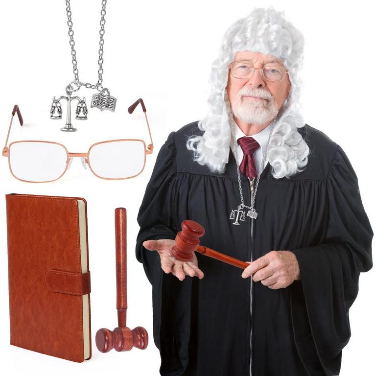 JUDGE COSTUME ACCESSORY SET