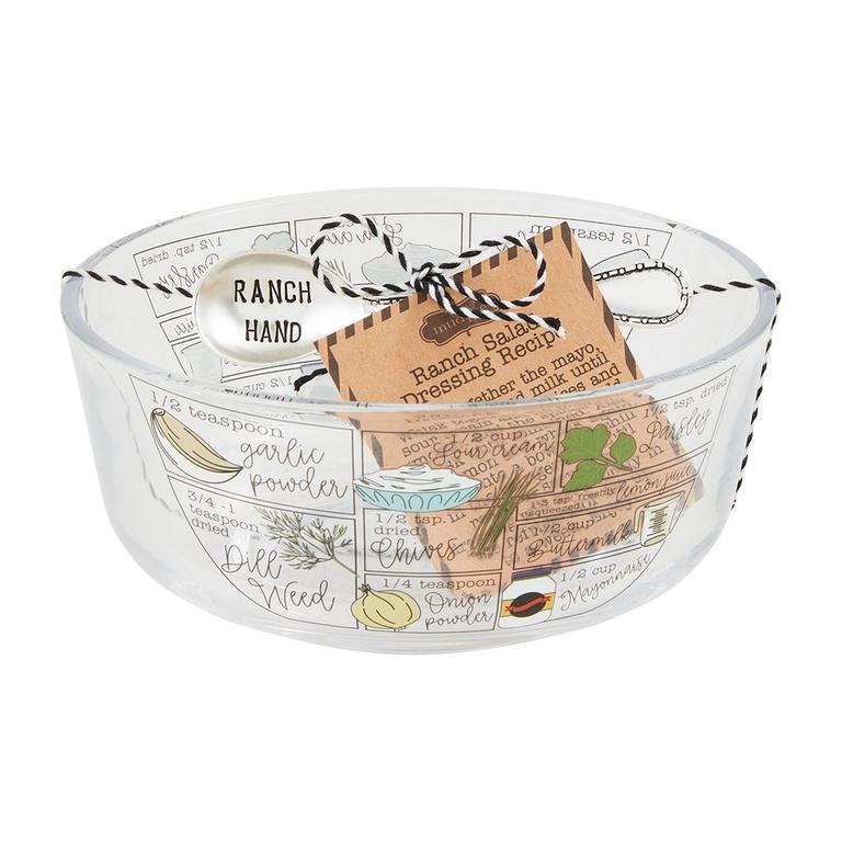 MUD PIE GLASS TIDBIT BOWL