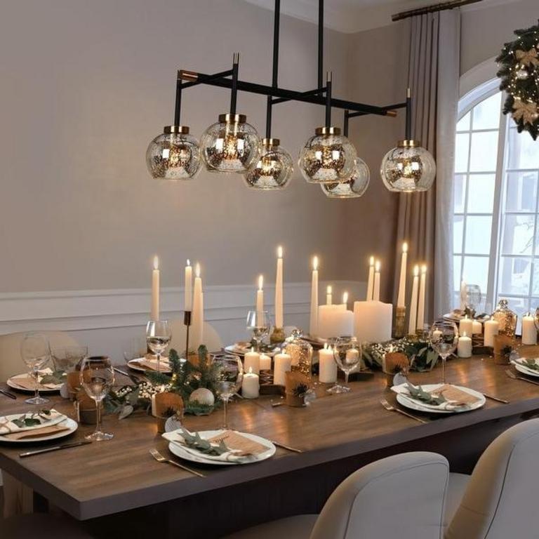 GLAM CHANDELIER BLACK GOLD