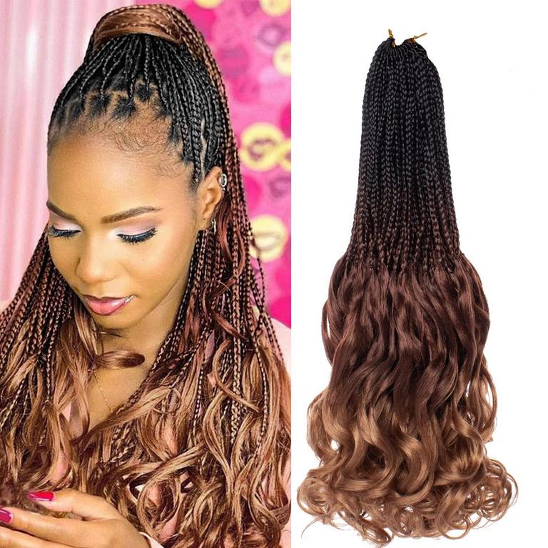 18IN FRENCH CURL BRAIDS