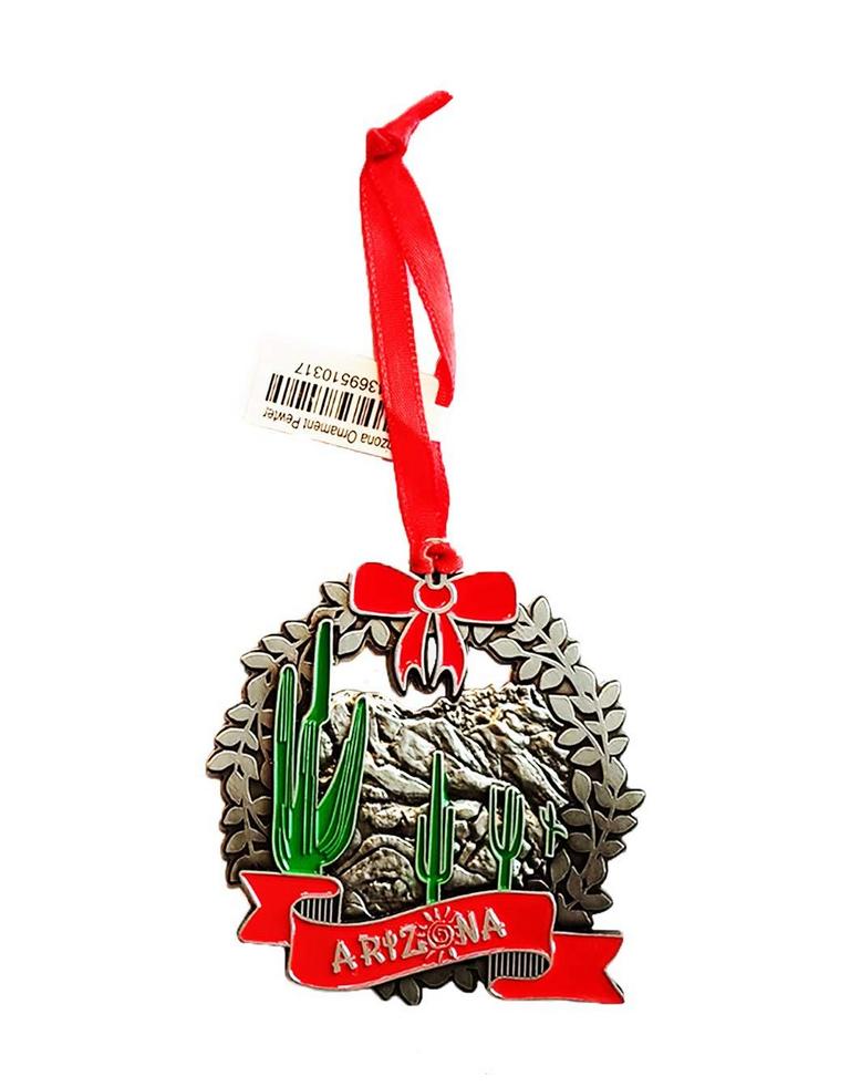 AZ STATE PEWTER ORNAMENT