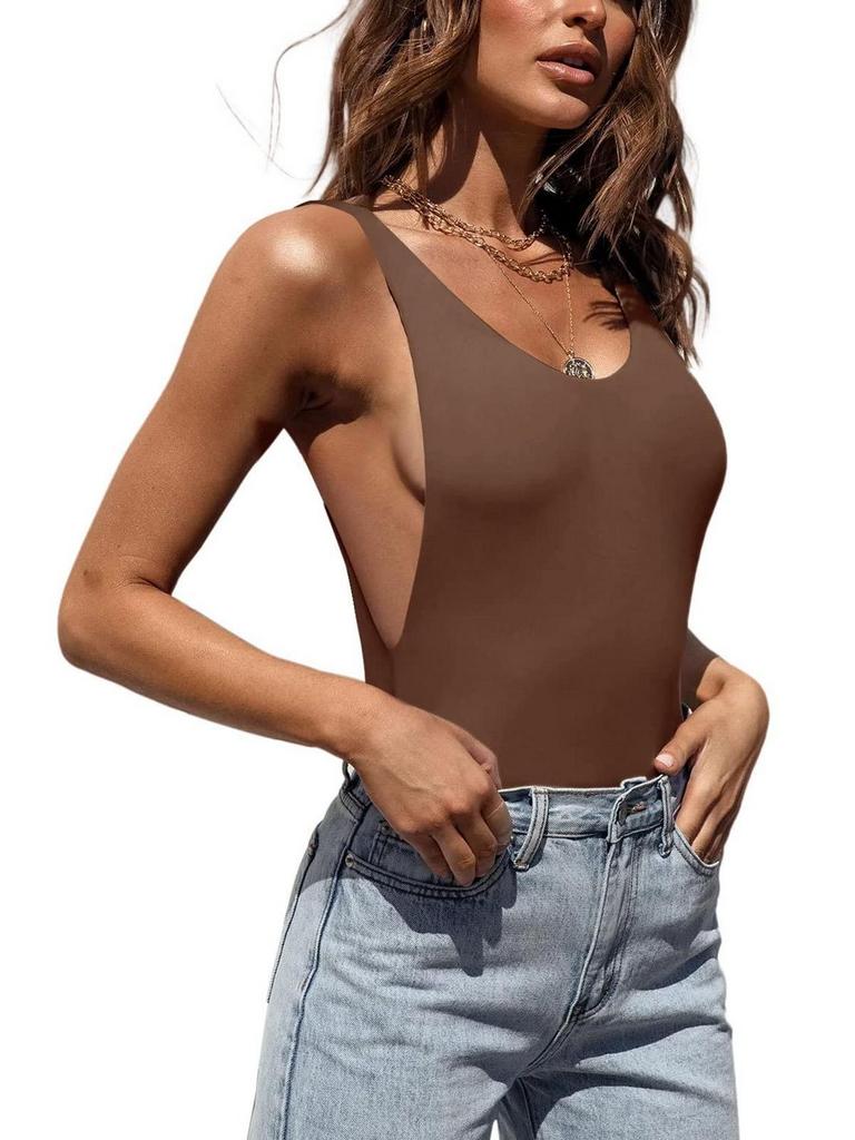REORIA SCOOP NECK BODYSUITS M