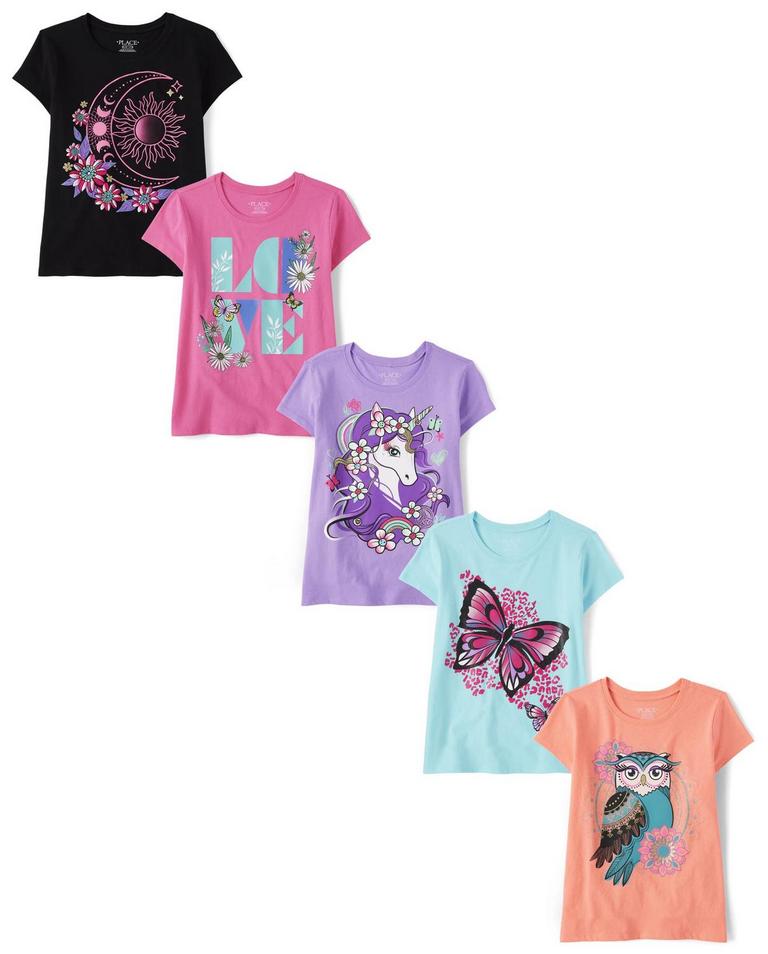 GIRL'S T-SHIRTS S PACK