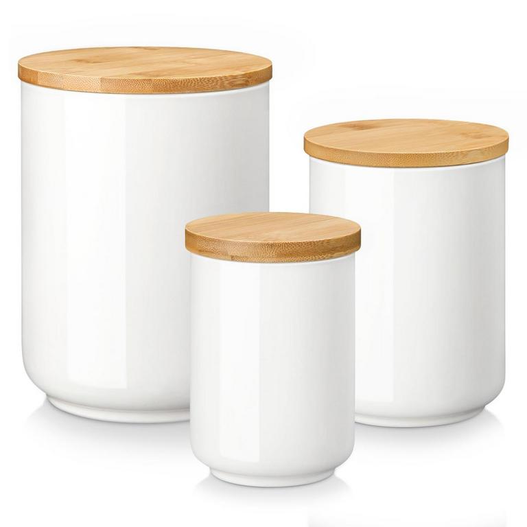 3 MALACASA KITCHEN CANISTERS