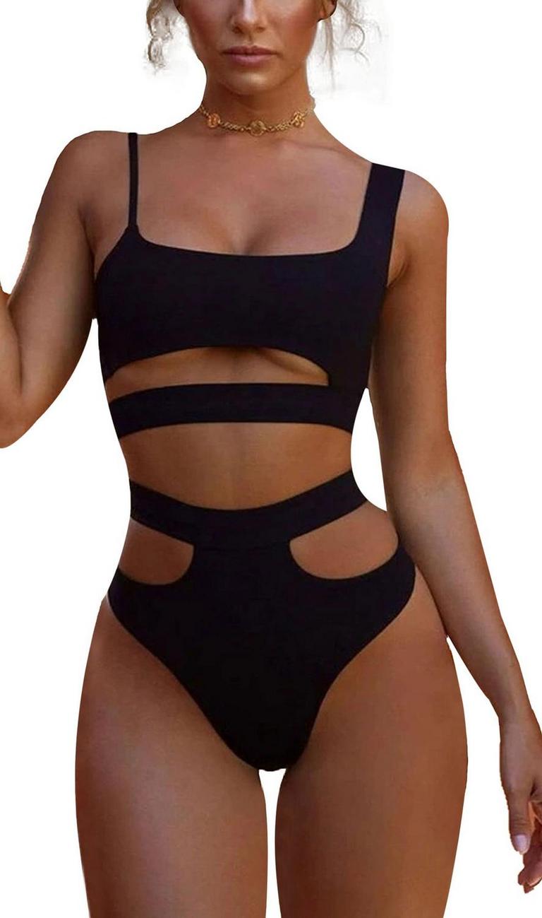 LILOSY M CUTOUT BIKINI SET