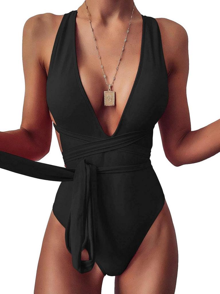 LILOSY XS BLACK MONOKINI