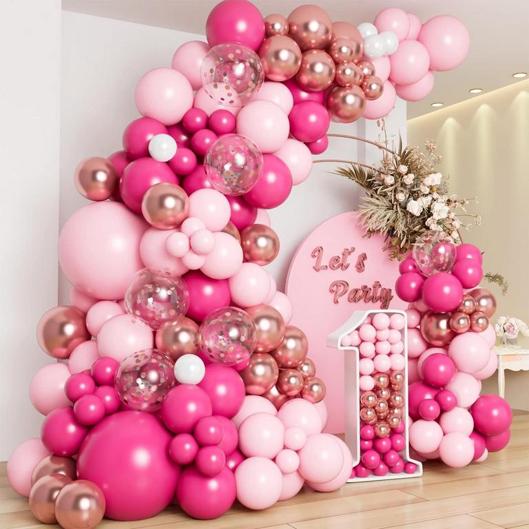 PINK BALLOON GARLAND KIT