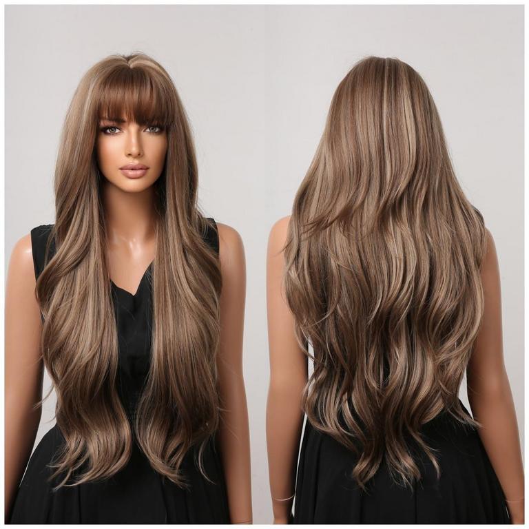 OMBER BROWN LONG WIG