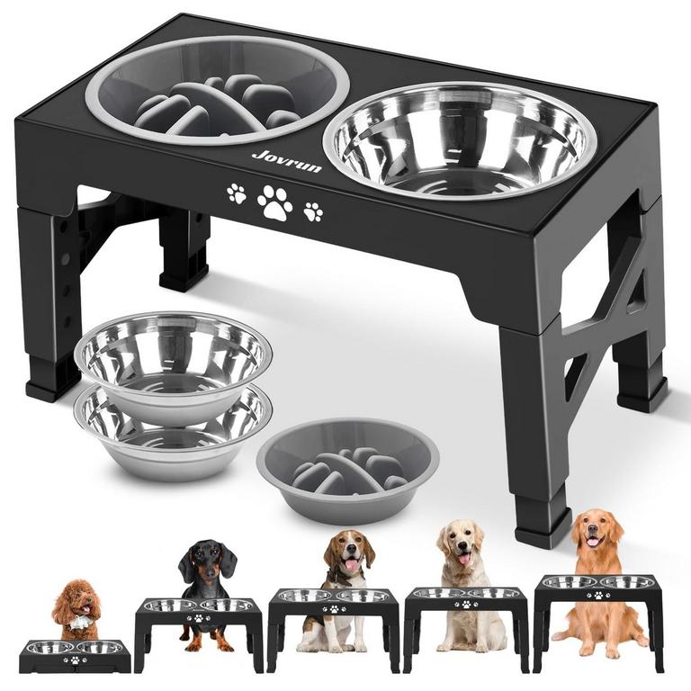 ADJUSTABLE DOG BOWL STAND