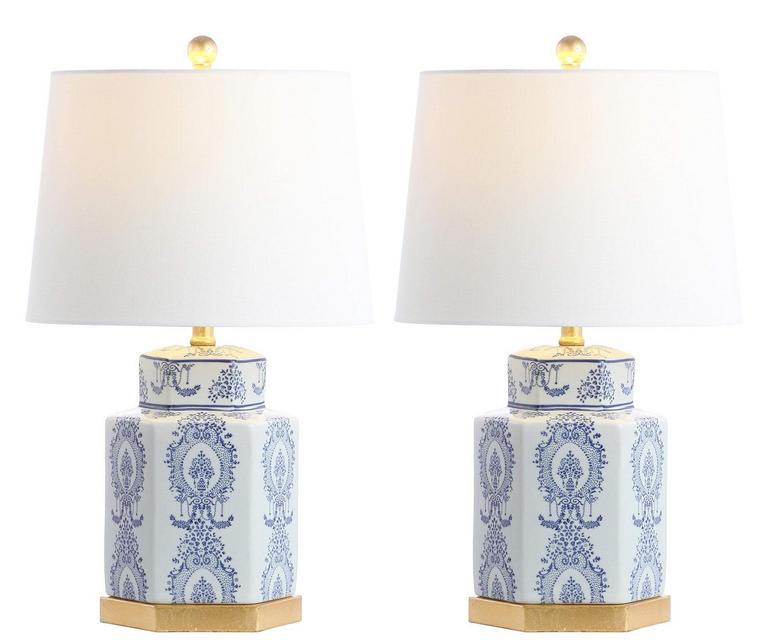 2-PC SAFAVIEH TABLE LAMP SET