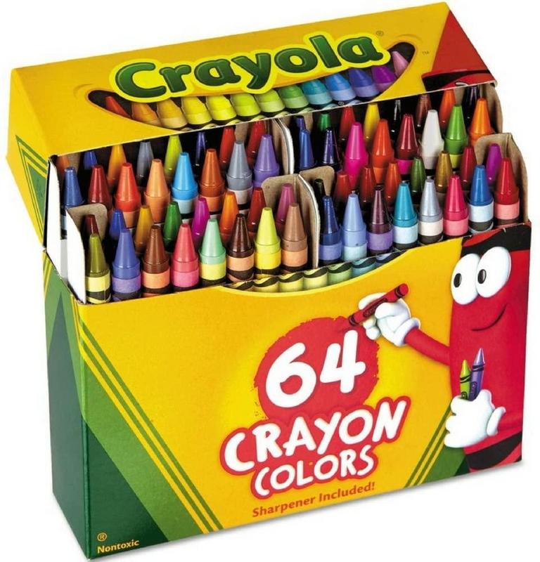 975 SUPPLY 64 CRAYONS