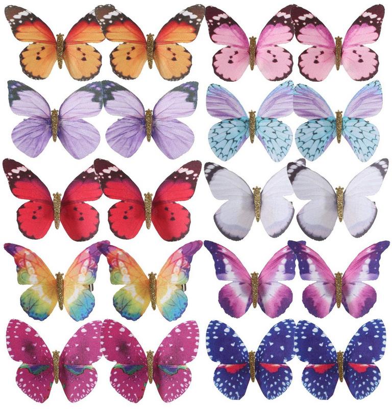 INSOWNI BUTTERFLY HAIR CLIPS
