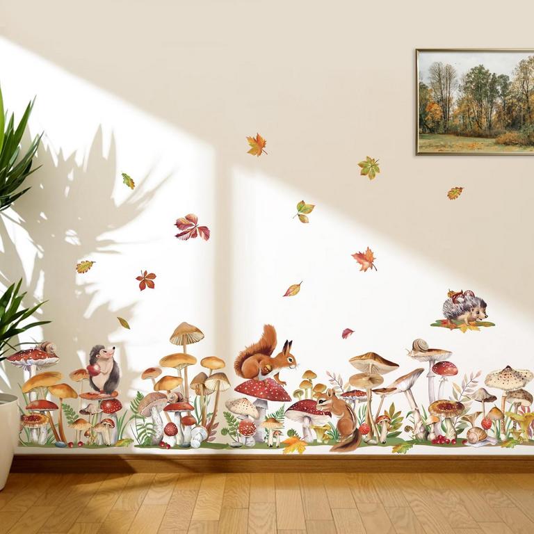 DECALMILE MUSHROOM WALL DECAL