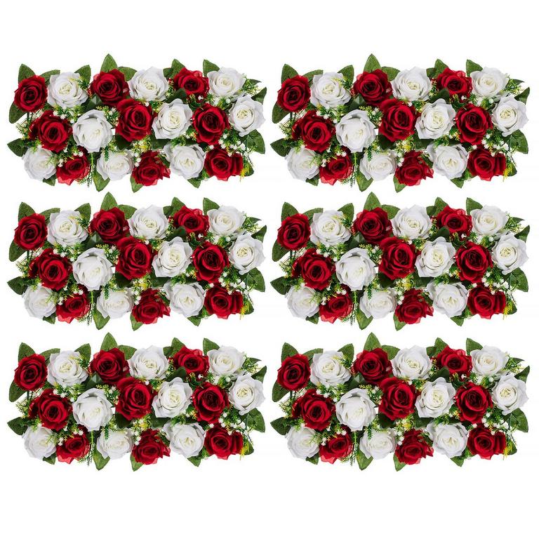 BLOSMON ARTIFICIAL ROSE PANELS 6PK