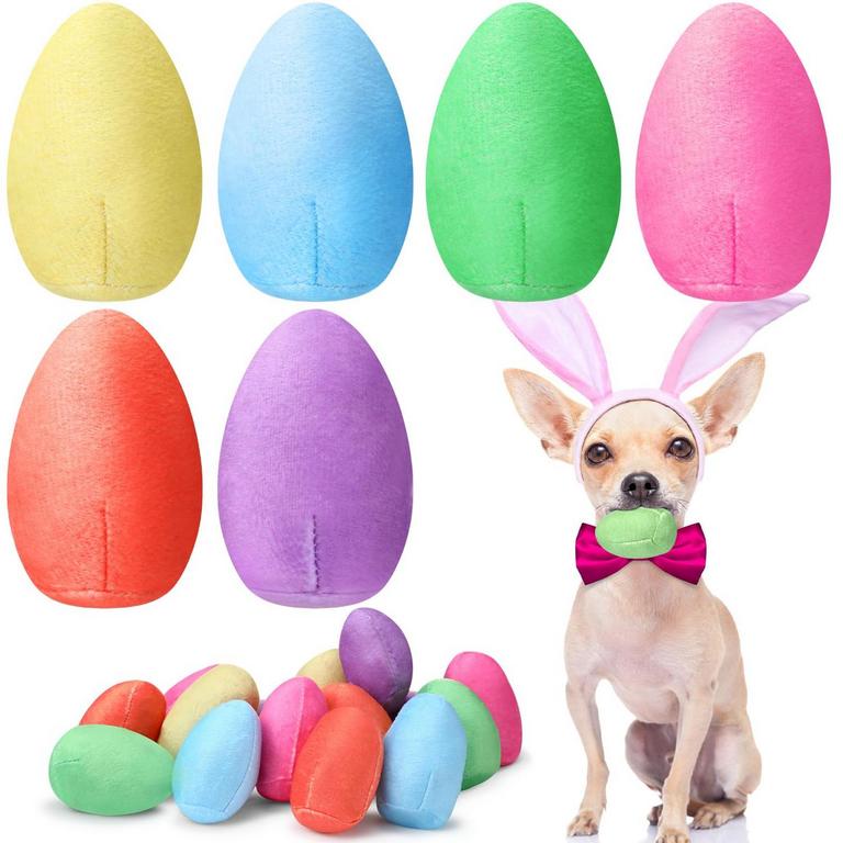 24PC EASTER DOG TOYS