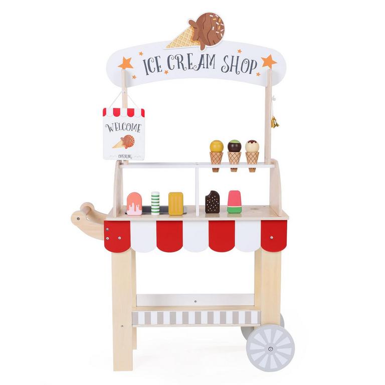 LABEBE WOODEN ICE CREAM CART