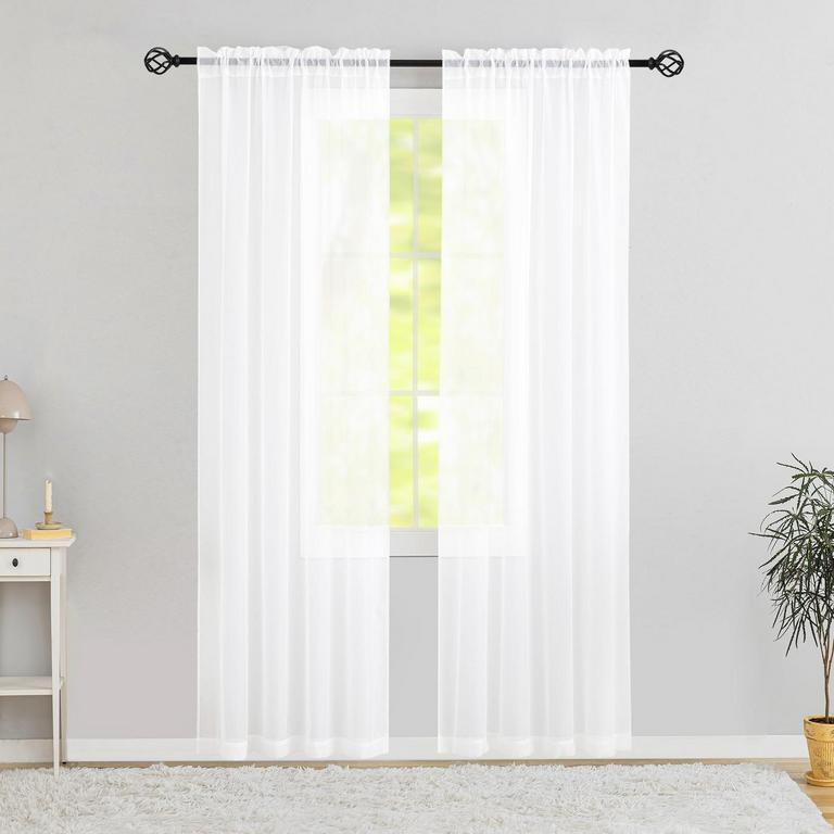 SEMI VOILE SHEER CURTAINS