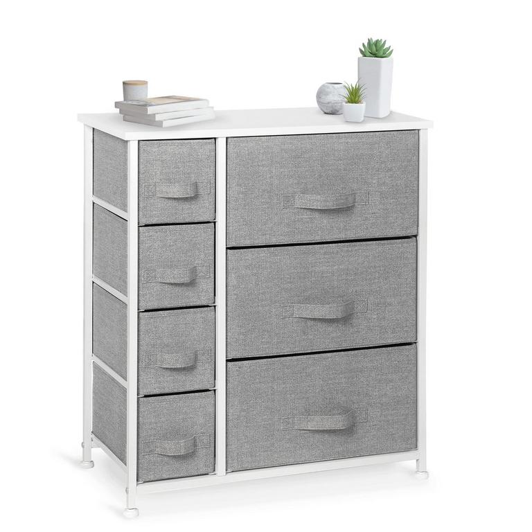 7-DRAWER FABRIC DRESSER