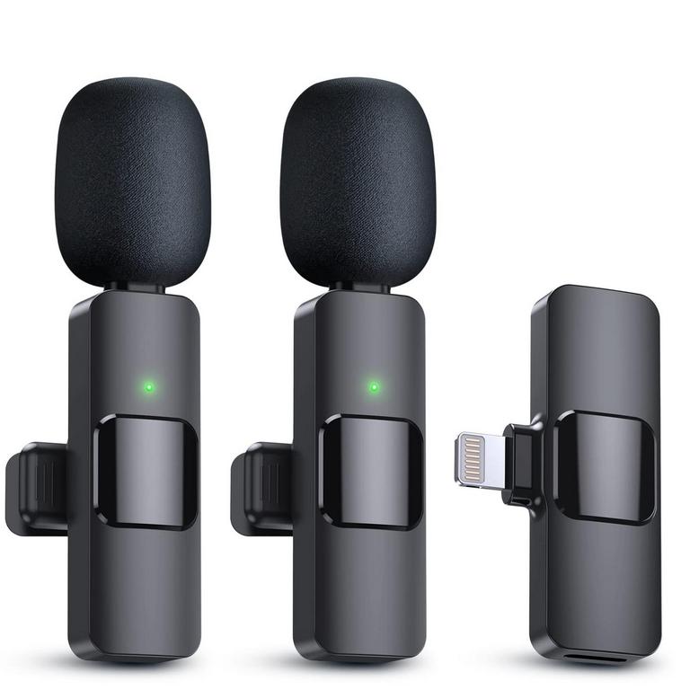 2 WIRELESS LAVALIER MICS