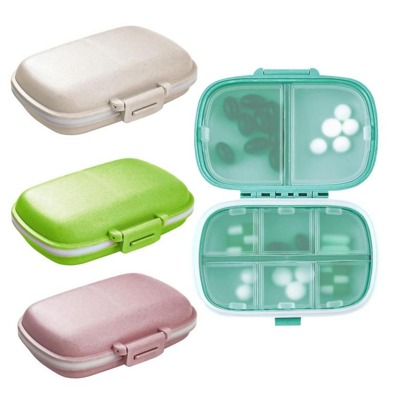 4PC TRAVEL PILL ORGANIZERS