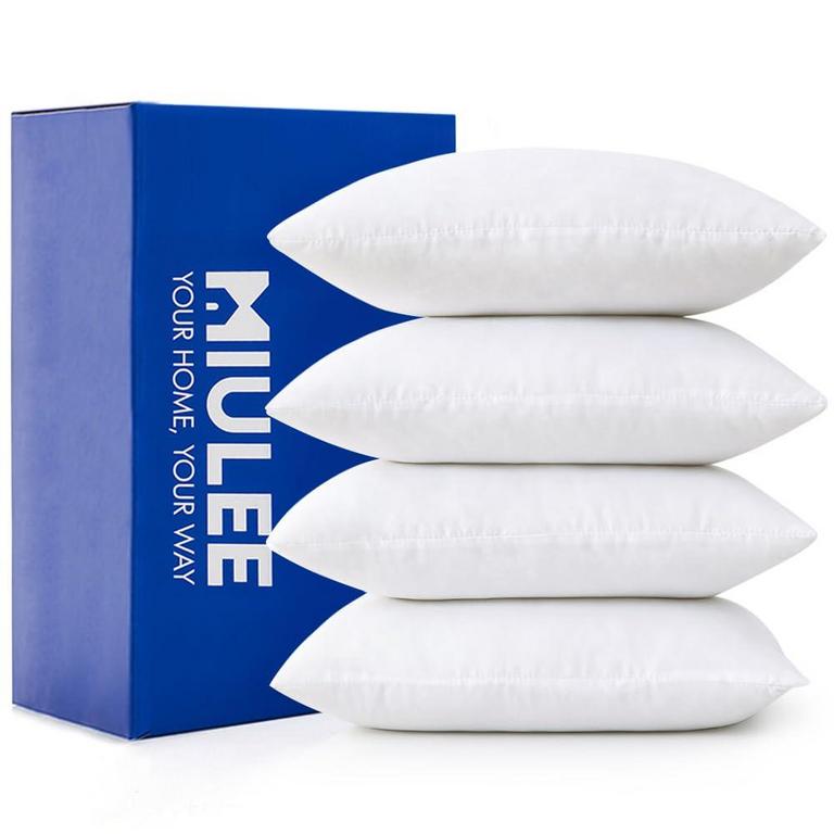 MIULEE 4PK LUMBAR PILLOWS