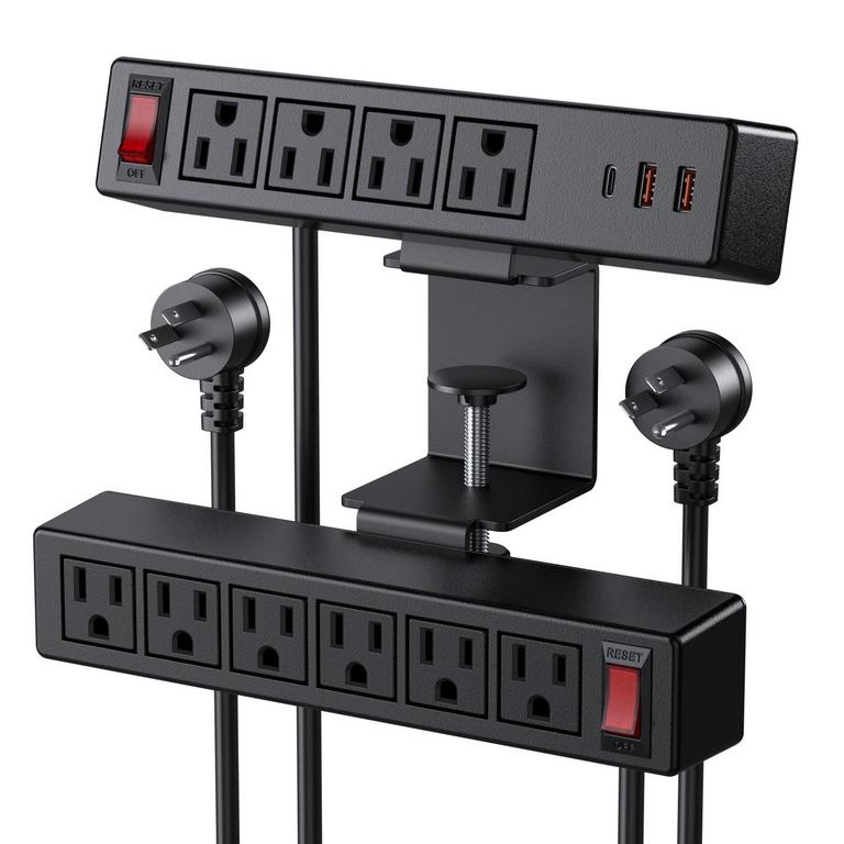 VILONG DESK CLAMP POWER STRIP