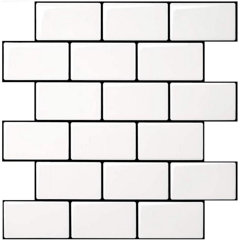 10 SHEETS ART3D 12" SUBWAY TILES