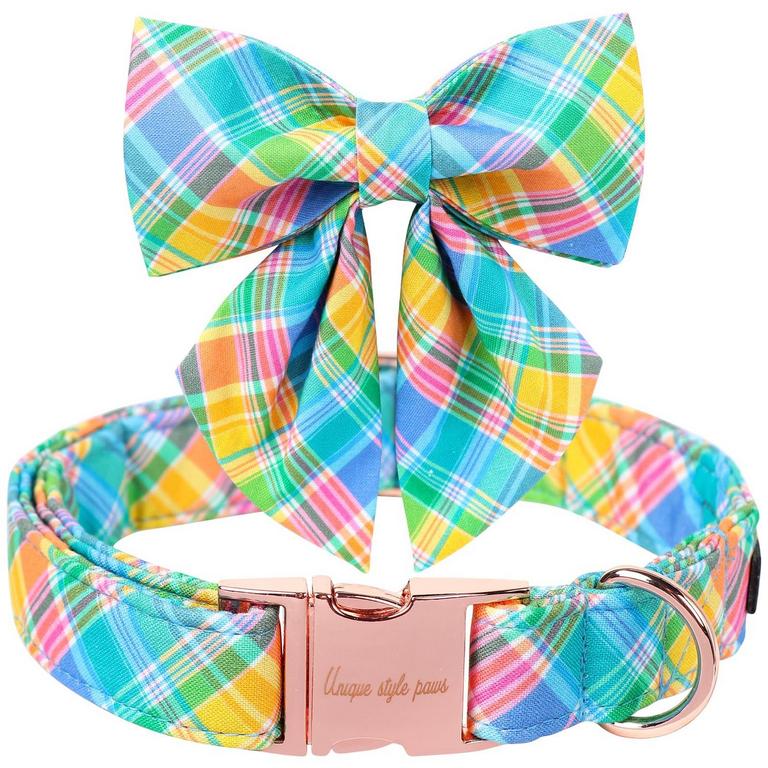 EASTER DOG COLLAR W/BOW