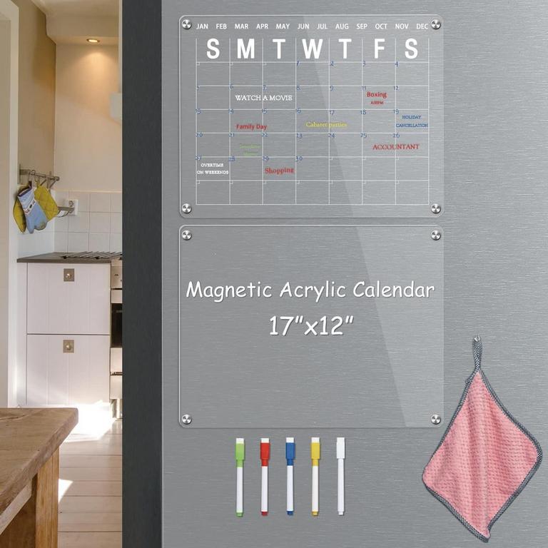 ACRYLIC FRIDGE CALENDAR