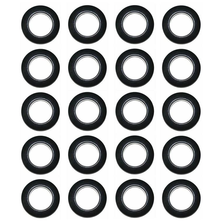 50PK PLASTIC CURTAIN GROMMETS