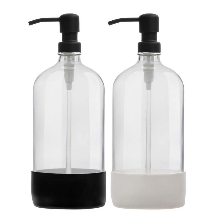KITCHENTOOLZ GLASS PUMP BOTTLE 2PK