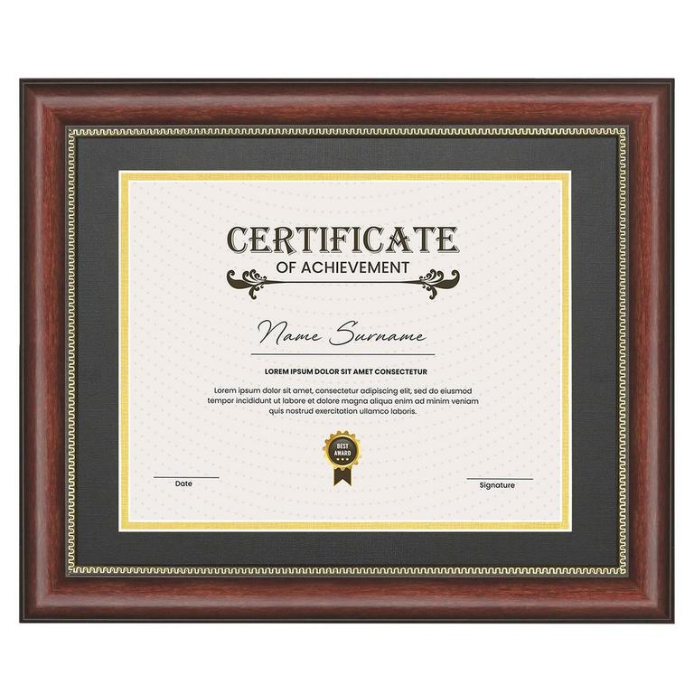 DIPLOMA FRAME CERTIFICATE