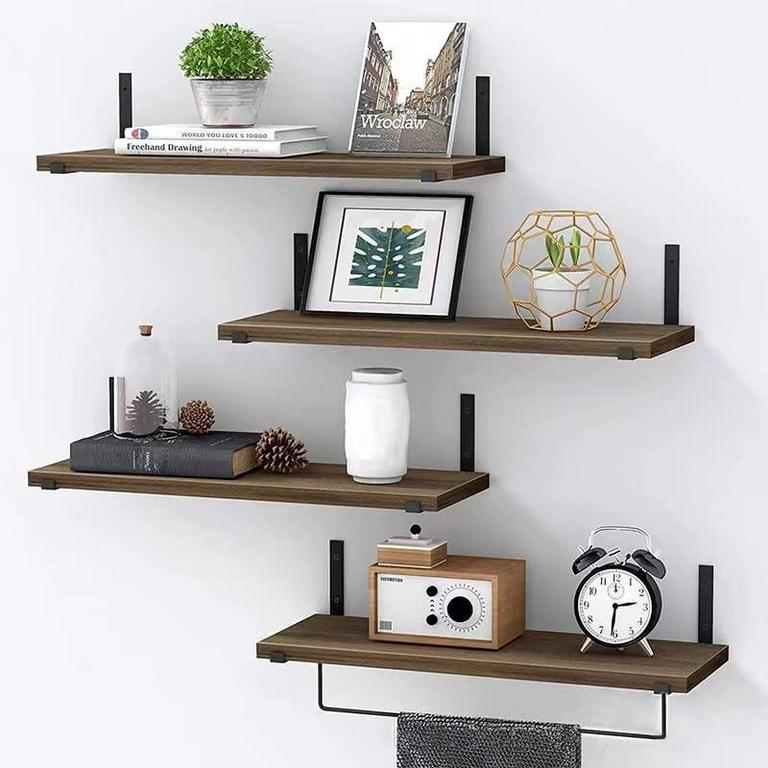 POUSUTONG WOOD SHELVES 4PK 