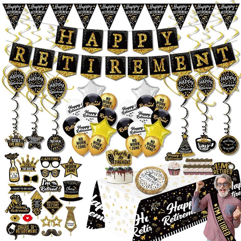 RETIREMENT PARTY SUPPLIES