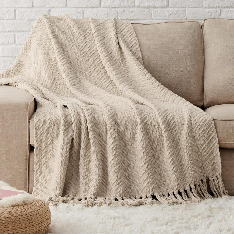 BEDSURE CHENILLE THROW