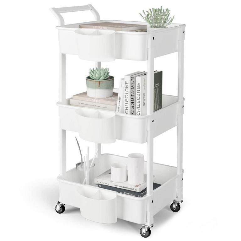 HAMONE 3-TIER ROLLING CART